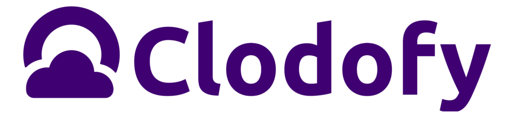 Logo Clodofy Morado